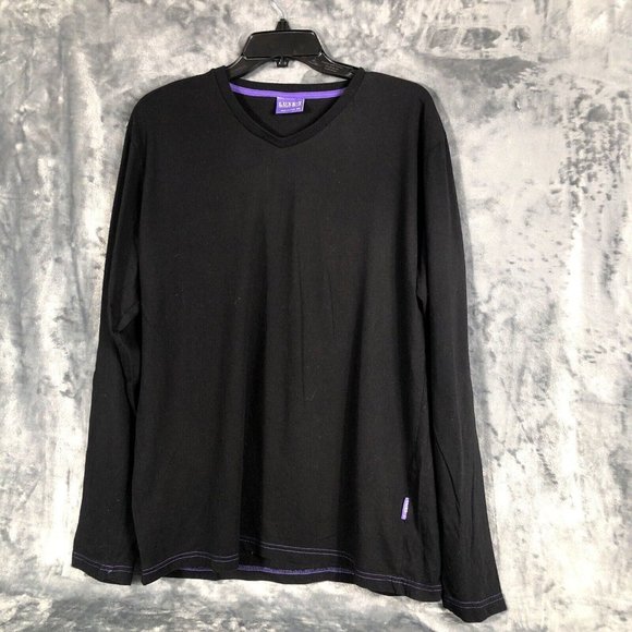 Luxe Other - LUXE-T Luxury Sport Men's Pullover Shirt Black T-Shirt Extra Large